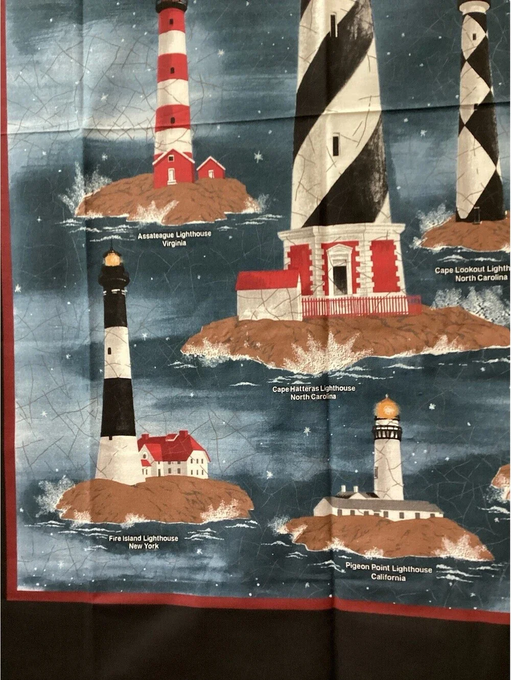 One Yard Lighthouses in the Night